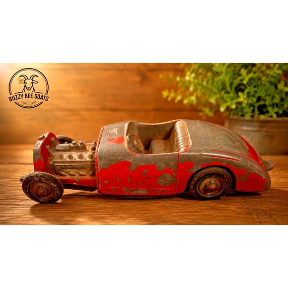 Hubley | Toys | Vintage Hubley Kiddie Toy 5 Cast Metal Race Car Red Usa ...